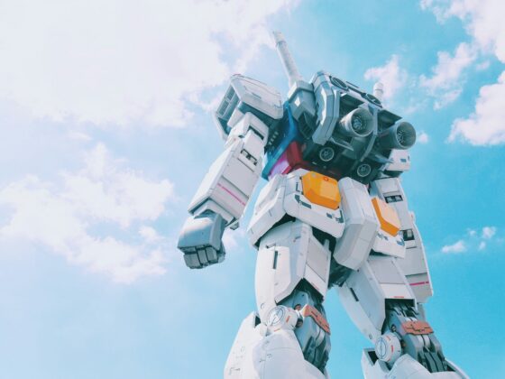 white and gray robot during daytime